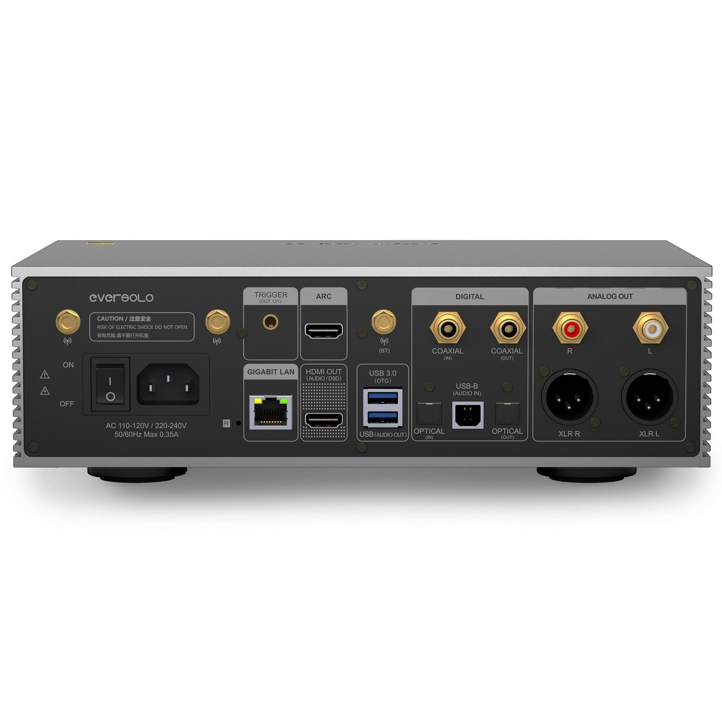 EverSolo DMP-A6 Gen 2 Master Edition Digital Media Player Streamer - silber